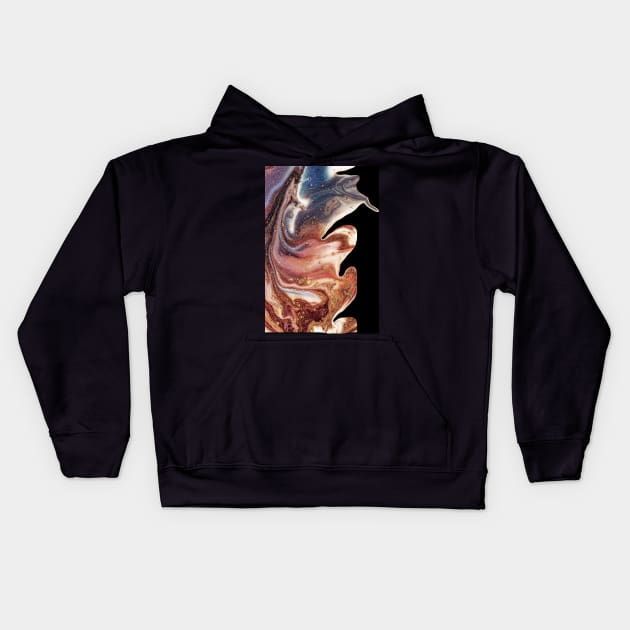 Golden river Kids Hoodie by joshsmith